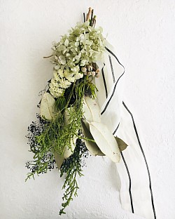 紫陽花スワッグ